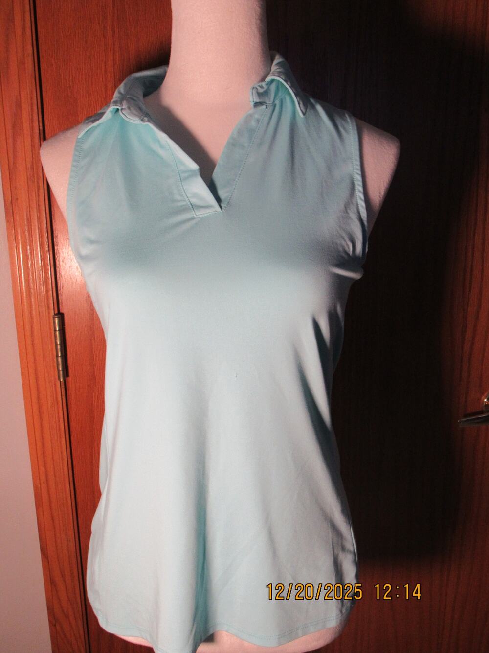 Light Blue Golf Shirt - size medium
